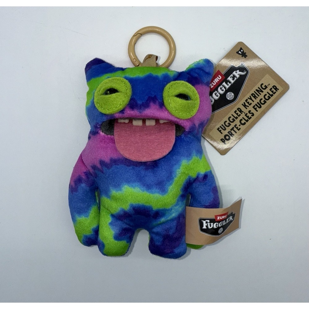 FUGGLER Keyring Plush Keychain Funny‎ Ugly Monster Collectible Figure Series 6
